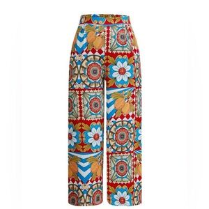 SHEIN Unity Plus Floral Print Wide Leg Pants